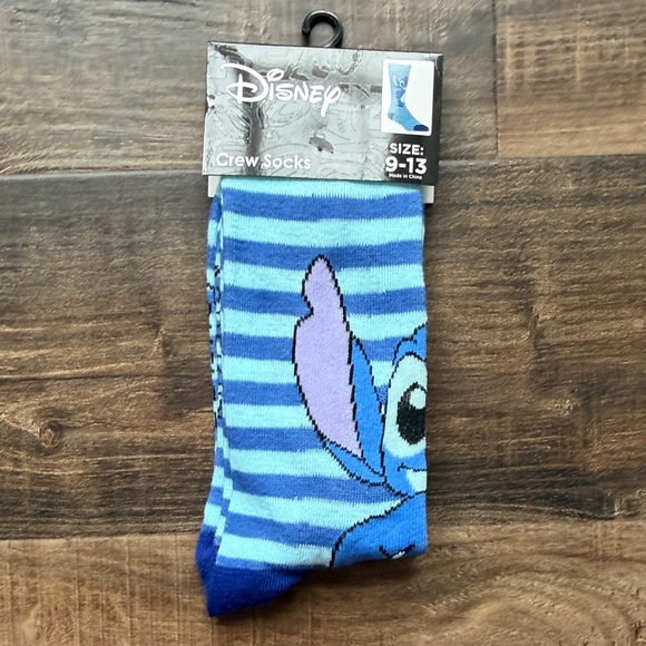 Disney Stitch Colorful Crew Socks Trio - Picture 4 of 5